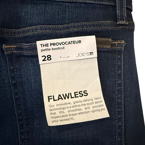 .nwt Joe’s Jeans “The Provocateur” Flawless Petite Bootcut Dark Wash size 28 - Picture 5 of 11